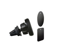 Wefix – Support auto magnétique à grille d'aération – Noir