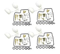 WEFOLCC 4 Sets Kit Réparation Carburateur pour GL1200 pour Goldwing GL 1200 1984-1987 Accessoires Moto