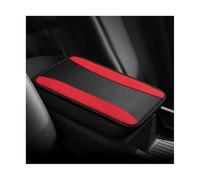 WEFOLCC Boîte Rangement Coussin D'accoudoir Voiture Tapis Couverture pour Jeep pour Renegade pour Grand Cherokee pour Wrangler Jk pour Boussole Console Centrale Boîte(Rouge)