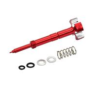 WEFOLCC Carburateur Moto CNC Vis Mélange Air Carburant Ajustable pour Polaris pour Outlaw 450 MXR 525 IRS 525 S Accessoires Moto(Red)