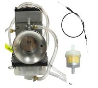 WEFOLCC Carburateur Power Jet Réglable pour Y&amaha WR250F WR400F WR450F YZ250F YZ250F YZ400F YZ426F YZ450F Accessoires Moto(32mm)