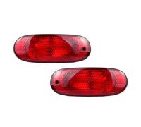 WEFOLCC Feu De Freinage Arrière De Voiture Réflecteur Feu Antibrouillard Arrière Sans Ampoules Pour Hyundai Pour Coupé 2002 2003 2004 (Gauche et droite)