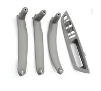 WEFOLCC Interrupteur fenêtre porte conducteur intérieur pour X5 X6 E70 E71 E72 2007-2013 Kit 4 pièces couvercle d'accoudoir poignée traction remplacement (Gray RHD 4PCS)