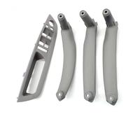 WEFOLCC Interrupteur fenêtre porte conducteur intérieur pour X5 X6 E70 E71 E72 2007-2013 Kit 4 pièces couvercle d'accoudoir poignée traction remplacement (Gray LHD 4PCS)