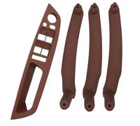 WEFOLCC Kit de poignées de porte côté conducteur gauche pour X5 X6 E70 E71 2007-2013 Pièces de rechange intérieures (Brun)