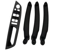 WEFOLCC Kit de poignées de porte côté conducteur gauche pour X5 X6 E70 E71 2007-2013 Pièces de rechange intérieures (Black)