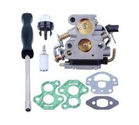 WEFOLCC Kit Joints carburateur pour McCulloch Cs340 Cs380 Tronçonneuse Carb Primer Motosierra Gasolina Accessoires Moto