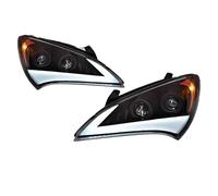 WEFOLCC Phares LED Pour Genesis Coupé 2009-2012 Feu Avant Feux De Jour Clignotants Et Lentille De Projection