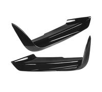 WEFOLCC pour B&MW F30 F31 pour M-Sport 2012-2019 Pare-Chocs Avant Séparateur Lèvre Canards Spoiler Feu Antibrouillard Cadre Sourcil Couverture Grille 1 Paire Becquets Avant(Glossy Black)