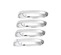WEFOLCC pour Dodge pour Ram 1500 2500 3500 pour Dakota pour Durango 4 Pièces Chrome Poignée De Porte De Voiture Garniture Extérieure Partie poignée de Porte