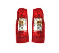 WEFOLCC Pour Ford Pour Transit MK7 2006-2014 Voiture Pare-chocs Arrière Réflecteur Feu Arrière Feu Stop 6C11-13405-AD 6C11-13404-AD (With Bulb Pair)