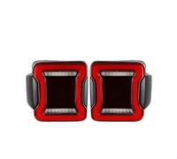 WEFOLCC Pour Jeep Pour Wrangler JK 2007-2017 2 Feux Arrière À LED Feux De Freinage Feux De Recul Et De Jour Ensemble Feux Arrière Voiture