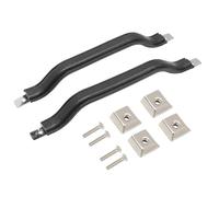 WEFOLCC Pour Jeep Pour YJ Pour Wrangler 1987-1995 L55009801K 55009801K 2 PCS Kit De Sangles De Traction Pour Poignée De Porte Intérieure Avant Noire