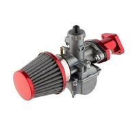 WEFOLCC pour Predator 212cc 196cc Coleman CT200U BT200X Mini Bike KT196 Go Kart GX160 GX200 6,5Ch Clone Engine Air Filter pour VM22 Carburateur Accessoires Moto(Red)