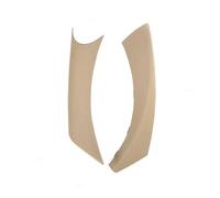 WEFOLCC Pour Série 3 E90 E91 316 318 320 325 328i 2 Pièces Beige Gauche Droite Poignée De Porte Intérieure Tirette Garniture De Couverture (gauche)