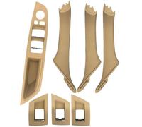 WEFOLCC Pour Série 5 F10 F11 F18 520i 523i 525i 528i 535i Accoudoir intérieur Panneau de poignée de porte Garniture intérieure Couvercle LHD (Beige set)