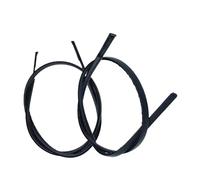 WEFOLCC pour Toyota pour Yaris Hatchback 2014-2018 755520D082 755510D132 Moulures Finition Latérales en Caoutchouc pour Toit De Voiture 2 Pièces Joints Fenêtres Voiture