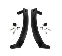 WEFOLCC Pour VW Pour Beetle 1998-2010 Kit De Réparation De Couvercle De Poignée De Porte Intérieure Gauche Droite 1C0867171A 1C0867172A (Black 2PCS)