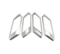 WEFOLCC Pour VW Pour T-Roc 2018-2022 Poignée De Porte Intérieure De Voiture, Garniture De Couvercle De Bol SUS 4 Pièces Accessoires Intérieurs (2)