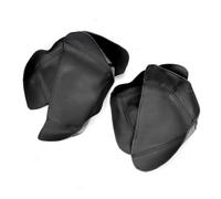 WEFOLCC Pour VW Pour Tiguan 2017-2021 Accessoires De Voiture En Cuir Microfibre Panneau De Porte Intérieur Couverture Fente Porte Garniture Intérieure (Black)