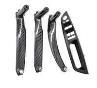 WEFOLCC Pour X5 X6 E70 E71 E72 2007-2013 Kit 4 Pièces LHD RHD Interrupteur De Fenêtre Porte Intérieure Conducteur Accoudoir Couvercle Tirer (Carbon RHD 4PCS)