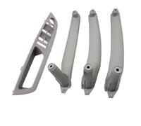 WEFOLCC Pour X5 X6 E70 E71 E72 2007-2014 LHD RHD Poignée De Porte Intérieure De Voiture Panneau Intérieur Panneau De Garniture De Traction Couvercle (LHD Gray set)
