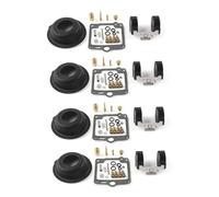 WEFOLCC pour Y&amaha FJ1200 FJ 1200 1988 1989 1990 1991 1992 4 Ensembles Carburateur Moto Kit Réparation Carb Float Diaphragm Accessoires Moto