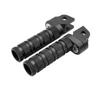 WEFOLCC pour Y&amaha FZ-07 09 FJ-09 FZ-10 FZ-6R FZ-6N/S FZS 600 FAZER XJ6 YZF-R25 XJR 1300 TDM 900 MT-09 Tracer Moto Pieds De Pédale CNC Repose-Pieds Moto(Black)