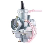 WEFOLCC pour Yahama MX175 YZ80 RD125LC RT100 RT125 TZR125 RX100 RXS100 RX125 Carburateur 5 2 Temps pour Mikuni VM24 28mm Carburetor Moto Carb Accessoires Moto(Straight Head)