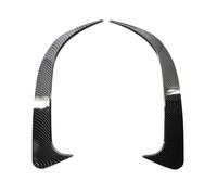 WEFOLEN Aileron Pare-Chocs Arrière Voiture Couvercle Ventilation Latérale Canard pour Mercedes pour Benz W117 CLA 200 250 45 AMG 2014 2015 2016 2017 2018 Ailerons Arrière Voiture(Carbon Grain)