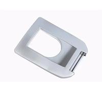 WEFOLEN Autocollant Intérieur Voiture pour L&and R&Over pour Discovery Sport 2015 2016 2017 2018 Pommeau Levier Vitesse Voiture Autocollant Panneau Cadre Garniture Couverture Intérieur(Argent)
