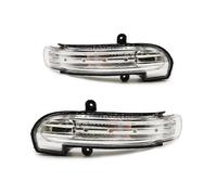 WEFOLEN Clignotant Latéral À LED For Rétroviseur De Voiture Pour Mercedes Pour Benz Classe C W203 C230 C240 C280 C320 C350 2001-2007 Clignotant Rétroviseur Latéral(A pair)