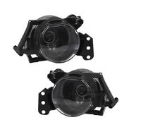 WEFOLEN Feu Antibrouillard Phare Antibrouillard 12 V Voiture Phare DRL À LED Lentille Blanche Yeux d'ange pour B&MW E60 E90 E63 E46 323i 325i 525i(Yellow Light)