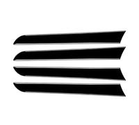 WEFOLEN Pour A4 B8 A5 Q5 Piano Noir Intérieur Poignée Porte De Voiture Panneau Couverture Garniture Décorative Autocollant Poignée Traction Porte Intérieure