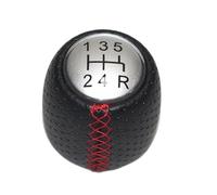 WEFOLEN Pour ALFA ROMEO 147 Pour SPIDER 2005 2006 2007 2008-2011 5 6 Vitesses Cuir Pommeau De Levier De Vitesse De Voiture Soufflet De Levier De Vitesse(1 2 3 4 5 - R)