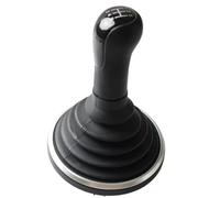 WEFOLEN Pour Ford Pour Fiesta MK6 Pour Connect Pour Fusion 5/6 Vitesses Pommeau Levier Vitesse Voiture Soufflet Levier Vitesse Coffre Housse Protection(Silver set)