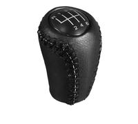 WEFOLEN Pour MAZDA 3 BK BL 5 CR CW 6 II GH CX-7 ER MX-5 NC III MT Pommeau De Levier De Vitesse 6 Vitesses Bras De Levier De Vitesse En Cuir Tête De Bâton
