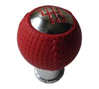 WEFOLEN Pour Mazda MX-5 MX5 Pommeau De Levier De Vitesse À Tête Sphérique En Cuir Perforé Pommeau De Levier De Vitesse À 6 Vitesses(C)