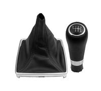 WEFOLEN Pour Mercedes Pour Benz W204 W207 A207 W212 C204 C63 C300 2008-2014 Pommeau Levier Vitesse Voiture Soufflet Levier Vitesse Couvercle Anti-poussière(3 Small hole 8mm)