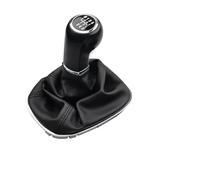 WEFOLEN Pour Opel Pour Vauxhall Pour Corsa D 2006 2007 2008 2009 2010 2011 2012 2013 2014 Levier De Changement De Vitesse Handball Cuir Boot(6 Speed-Set)