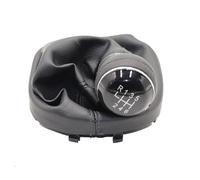 WEFOLEN Pour VW Pour Touran 2003-2010 Pour Caddy MK2 2004-2009 5/6 Speed Gear Shift Shob Gearstick Gaiter Boot Shifter Knob Gear Shift Knob(6 speed set)