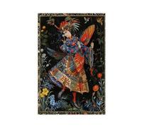 WEGAGTTT Palekh - Impression giclée sur toile d'art russe miniature, décoration de chambre à coucher, bureau, chambre, cadeau, 50 x 75 cm