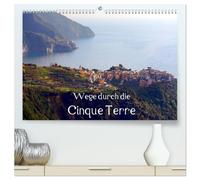 Wege durch die Cinque Terre (hochwertiger Premium Wandkalender 2026 DIN A2 quer), Kunstdruck in Hochglanz: Die Farben der Cinque Terre