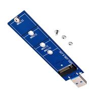 Wegiwuca Adaptateur de disque solide portable vers USB 3.0 pour une migration rapide des systèmes et un stockage de fichiers, adaptateur de disque solide pour voyage