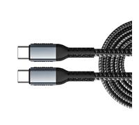 Wegiwuca Câble de charge USB C 100 W mâle type C vers mâle type C de synchronisation de données caractéristique ligne E-marqueur et conception résistante au pliage pour tous les jours