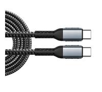 Wegiwuca Câble de charge USB C mâle 100 W type C vers mâle de type C - Ligne de synchronisation de données - Marqueur électronique et résistant à la flexion pour un usage quotidien