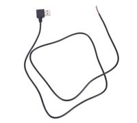 Wegiwuca Câble d'extension de câble d'alimentation à 2 broches - Fil nu 22 AWG USB mâle - Câble USB à extrémité ouverte pour ventilateur à lumière LED