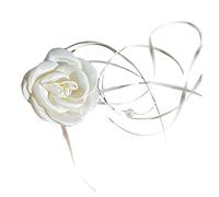 Wegiwuca Collier ras du cou réglable en corde avec pendentif en forme de fleur de rose - Chaîne gothique pour femme et fille - Chaîne tendance coréenne, taille unique, Comme décrit, Comme décrit.