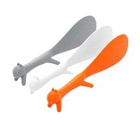 Wegiwuca Ensemble de cuillères à riz en forme d'écureuil mignon - Cuillère à riz - Spatule pour un outil de cuisine créatif - Aspect innovant et pratique