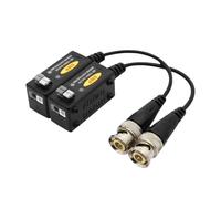 Wegiwuca L'adaptateur balun vidéo CCTV professionnel prend en charge une résolution de 8 MP de plus de 300 m via une paire torsadée d'installation de câble réseau